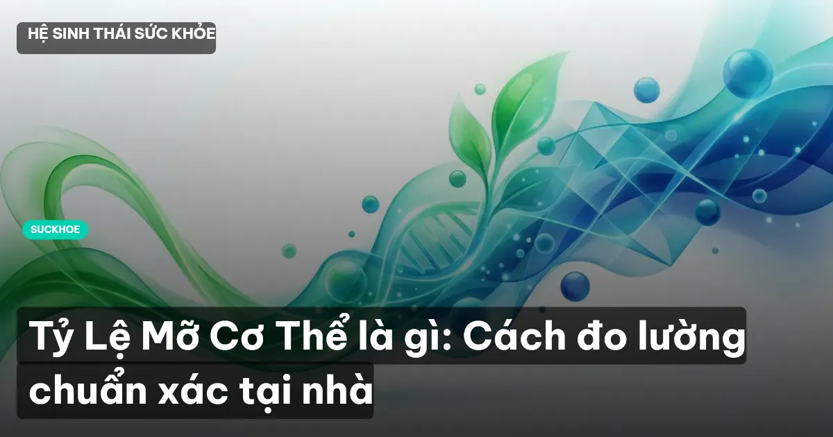 Tỷ Lệ Mỡ Cơ Thể là gì: Cách đo lường chuẩn xác tại nhà
