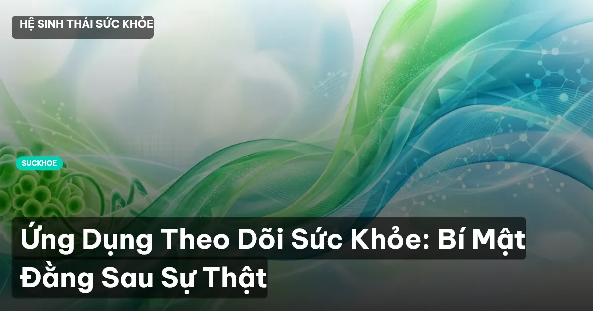 Ứng Dụng Theo Dõi Sức Khỏe: Bí Mật Đằng Sau Sự Thật