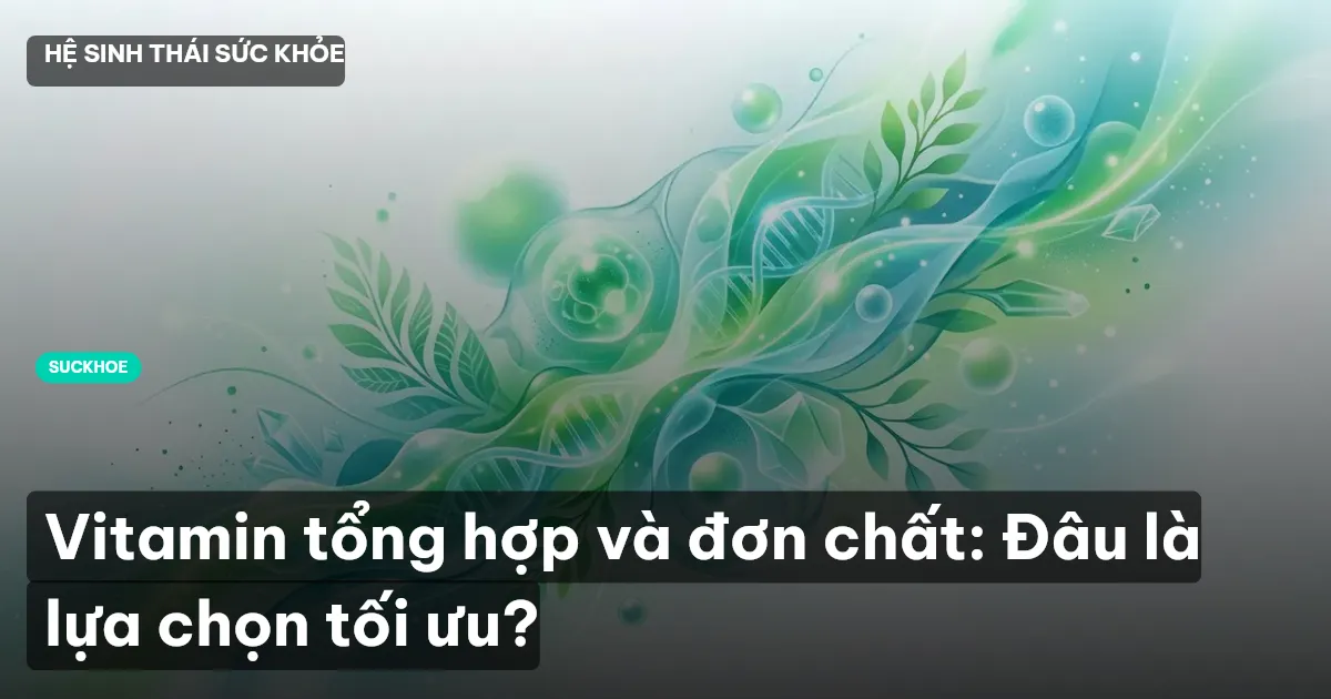 Vitamin tổng hợp và đơn chất: Đâu là lựa chọn tối ưu?