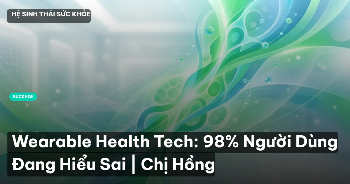 Wearable Health Tech: 98% Người Dùng Đang Hiểu Sai | Chị Hồng