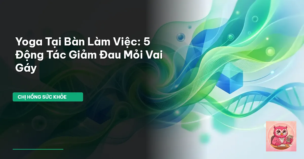 yoga tại bàn làm việc