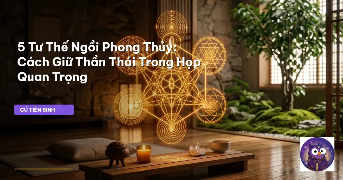 tướng ngồi phong thủy