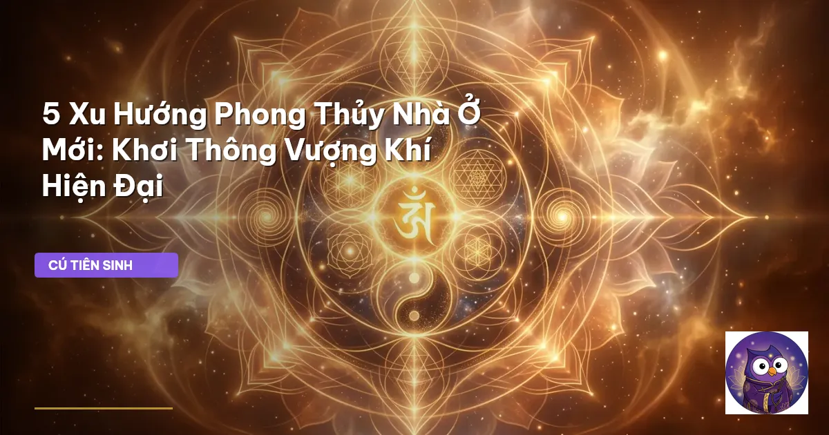phong thủy nhà ở