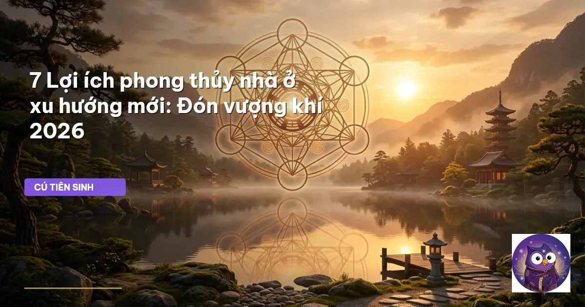 phong thủy nhà ở