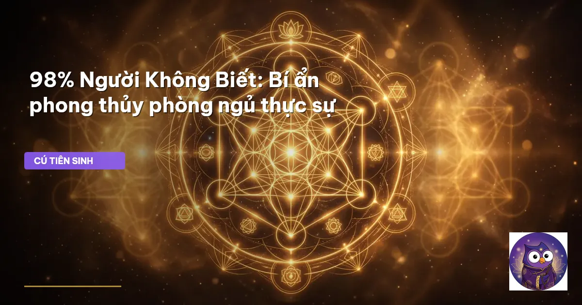 phong thủy phòng ngủ