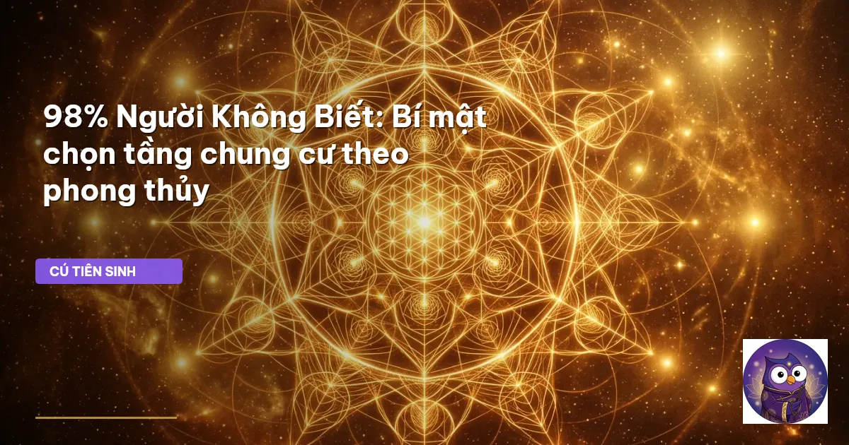 phong thủy chung cư