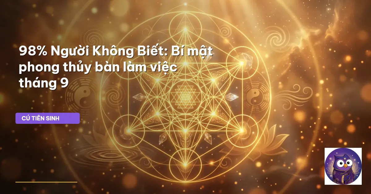 phong thủy bàn làm việc