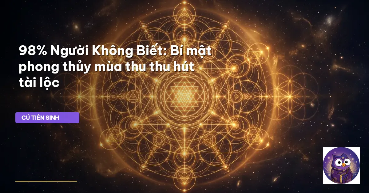 phong thủy mùa thu