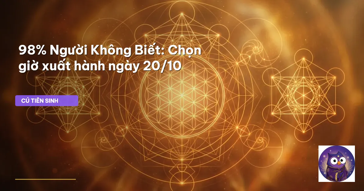 giờ xuất hành ngày 20/10