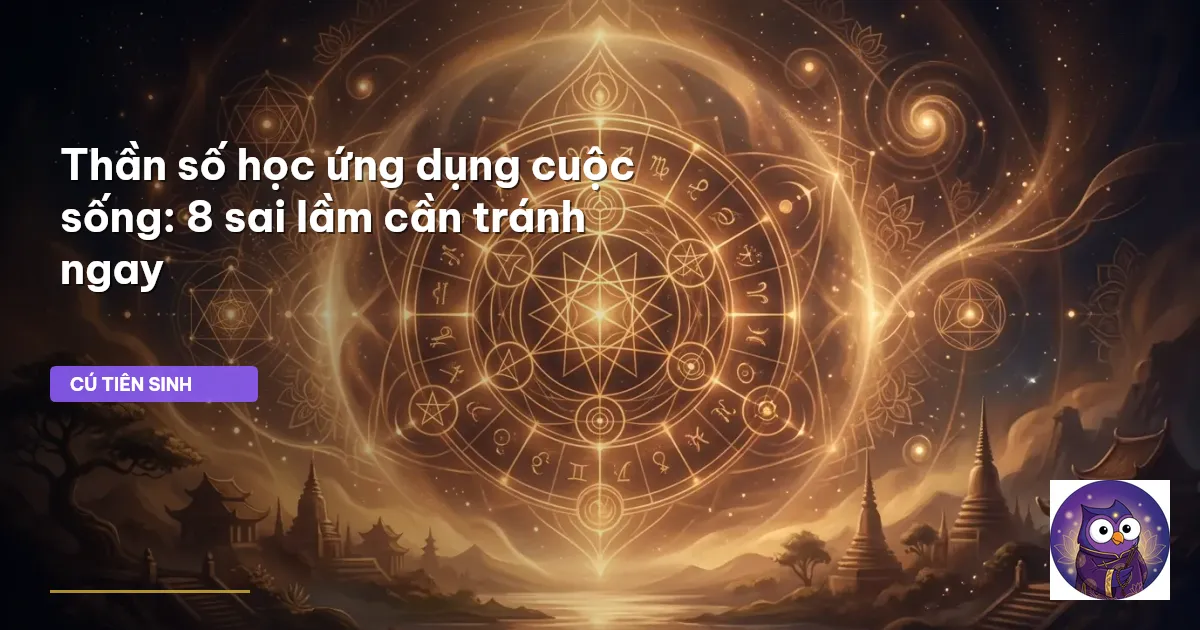 thần số học ứng dụng cuộc sống