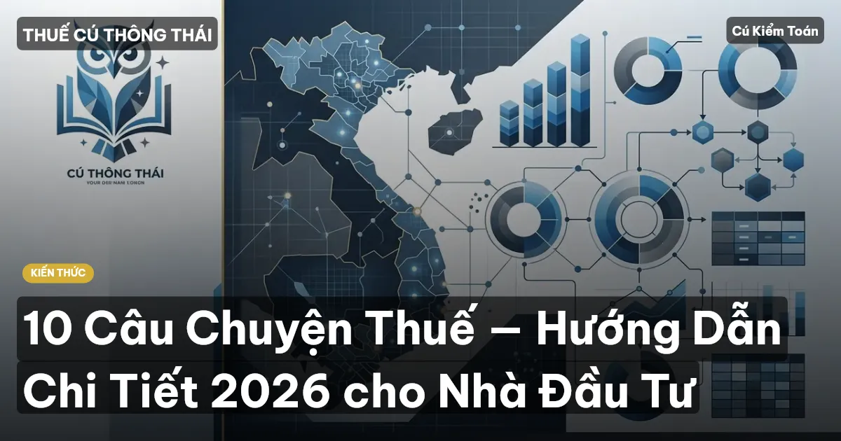 10 Câu Chuyện Thuế — Hướng Dẫn Chi Tiết 2026 cho Nhà Đầu Tư