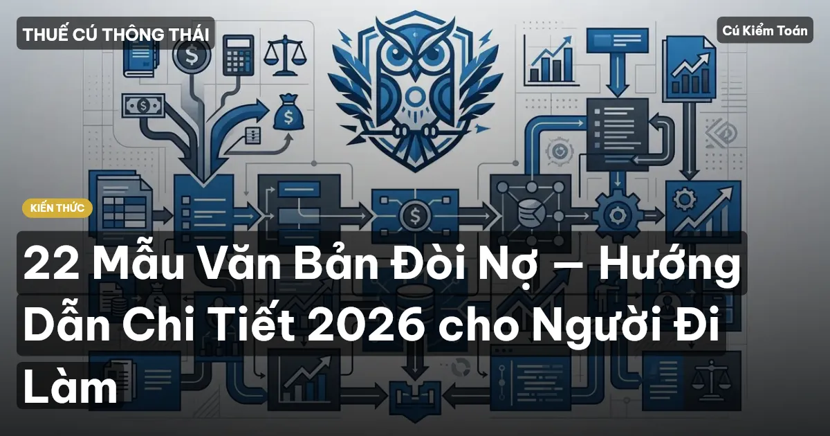 22 Mẫu Văn Bản Đòi Nợ — Hướng Dẫn Chi Tiết 2026 cho Người Đi Làm