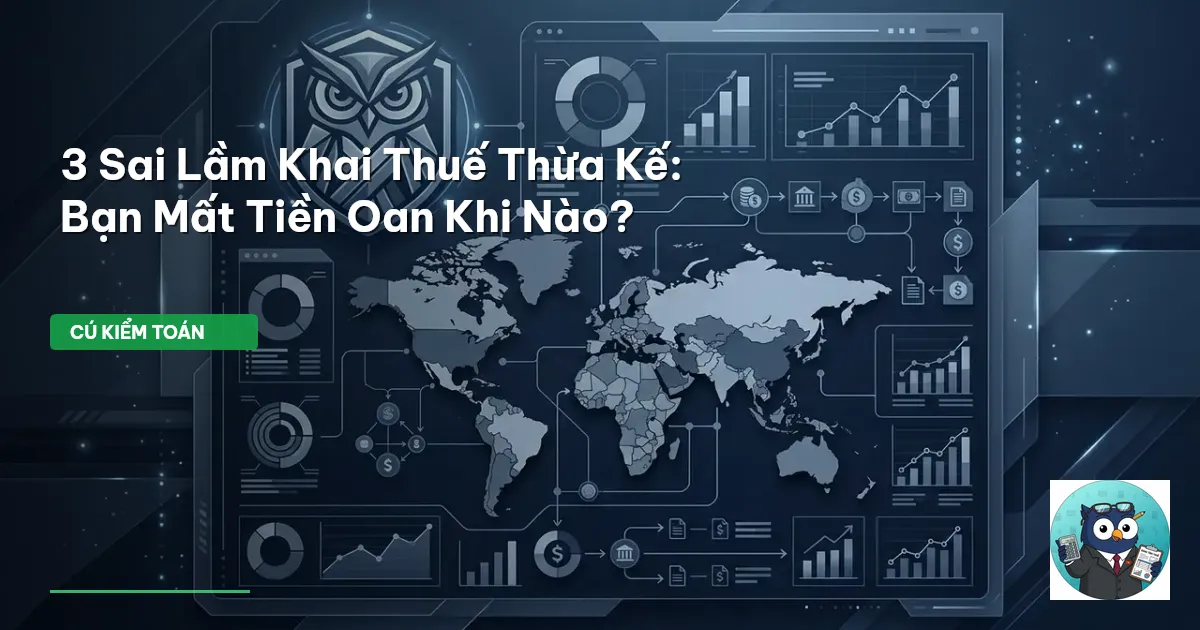 3 Sai Lầm Khai Thuế Thừa Kế: Bạn Mất Tiền Oan Khi Nào?