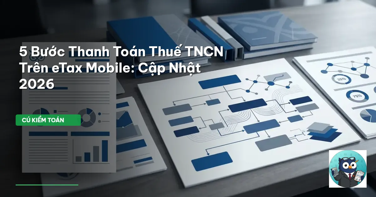 5 Bước Thanh Toán Thuế TNCN Trên eTax Mobile: Cập Nhật 2026