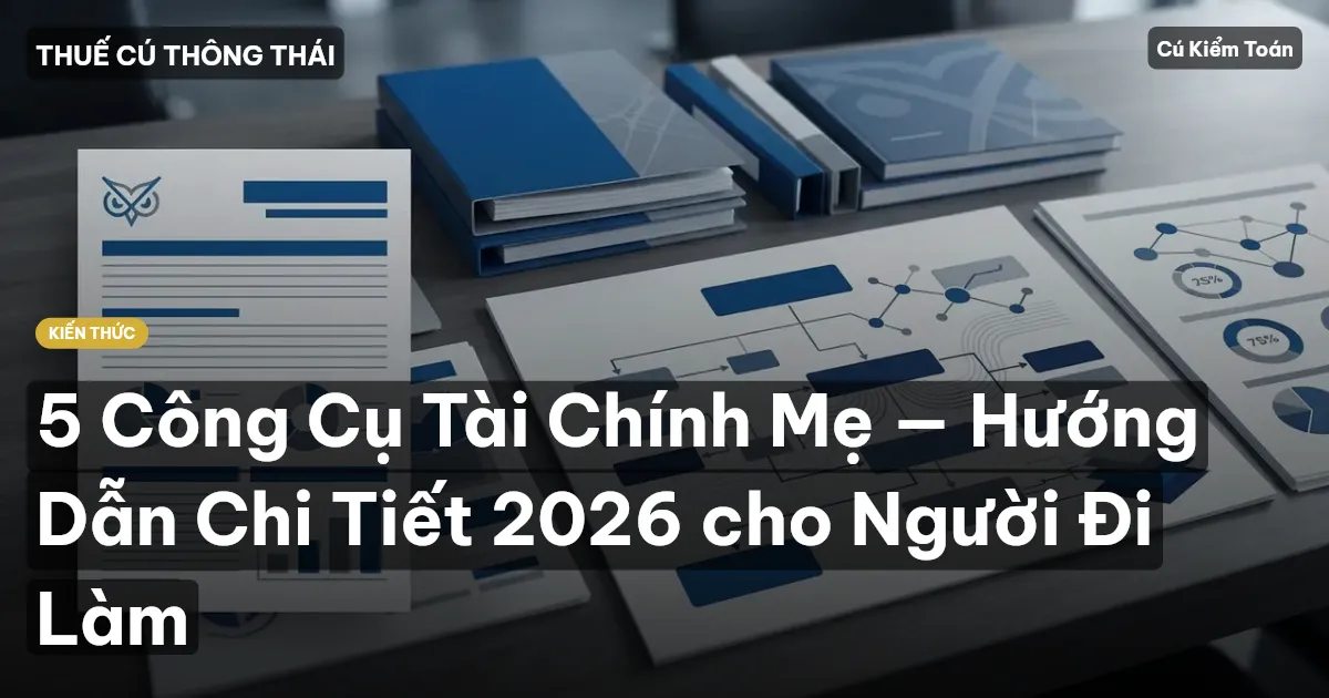 5 Công Cụ Tài Chính Mẹ — Hướng Dẫn Chi Tiết 2026 cho Người Đi Làm