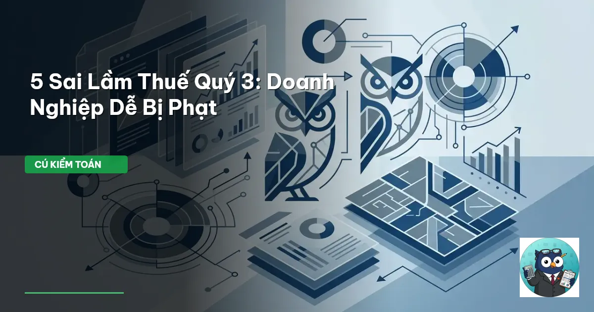 5 Sai Lầm Thuế Quý 3: Doanh Nghiệp Dễ Bị Phạt