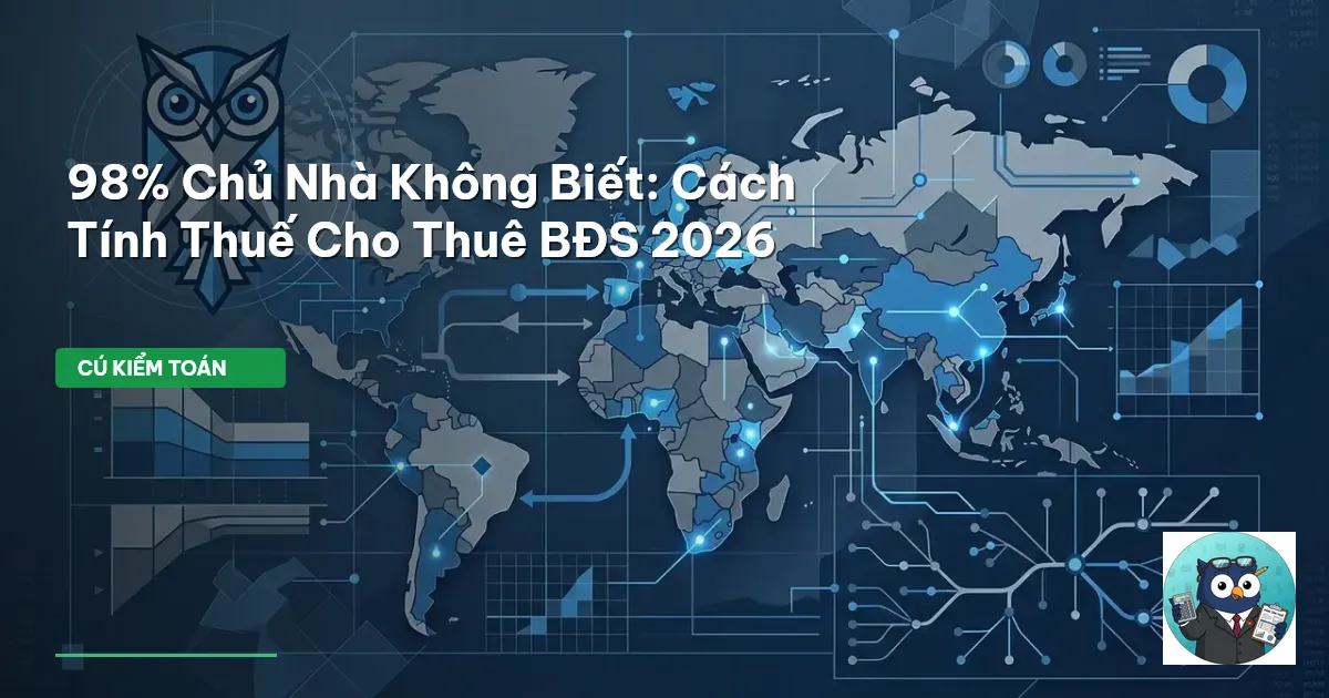 98% Chủ Nhà Không Biết: Cách Tính Thuế Cho Thuê BĐS 2026