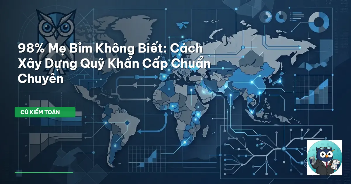 98% Mẹ Bỉm Không Biết: Cách Xây Dựng Quỹ Khẩn Cấp Chuẩn Chuyên