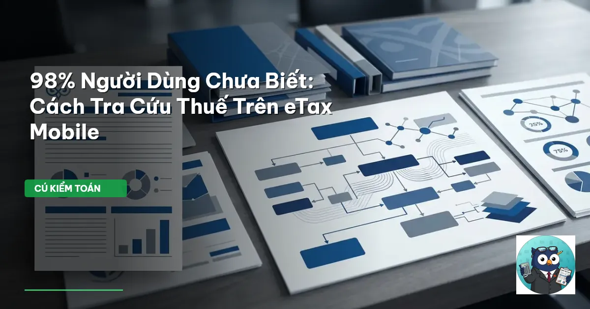 98% Người Dùng Chưa Biết: Cách Tra Cứu Thuế Trên eTax Mobile