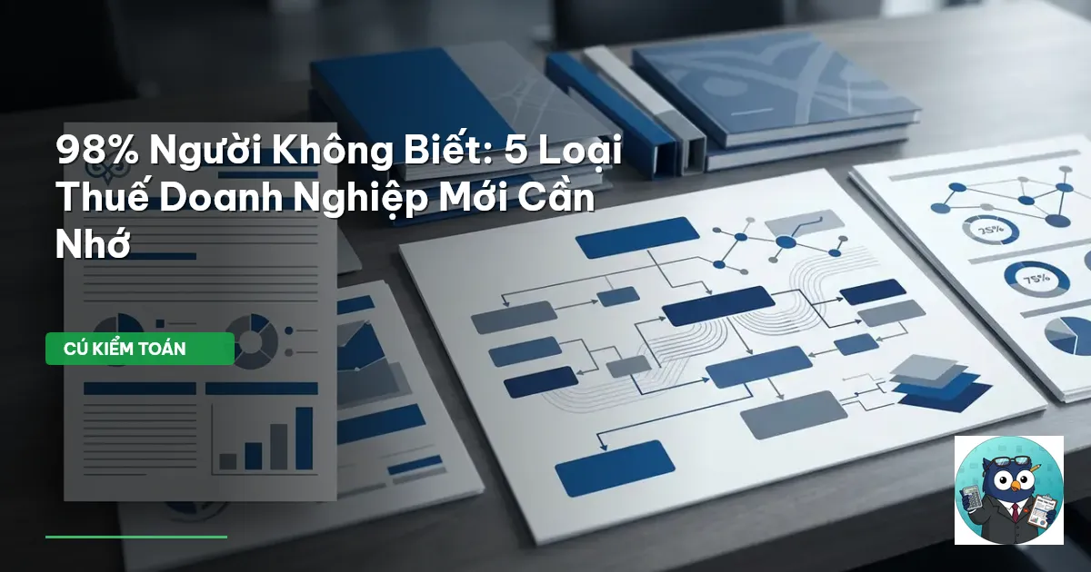 98% Người Không Biết: 5 Loại Thuế Doanh Nghiệp Mới Cần Nhớ