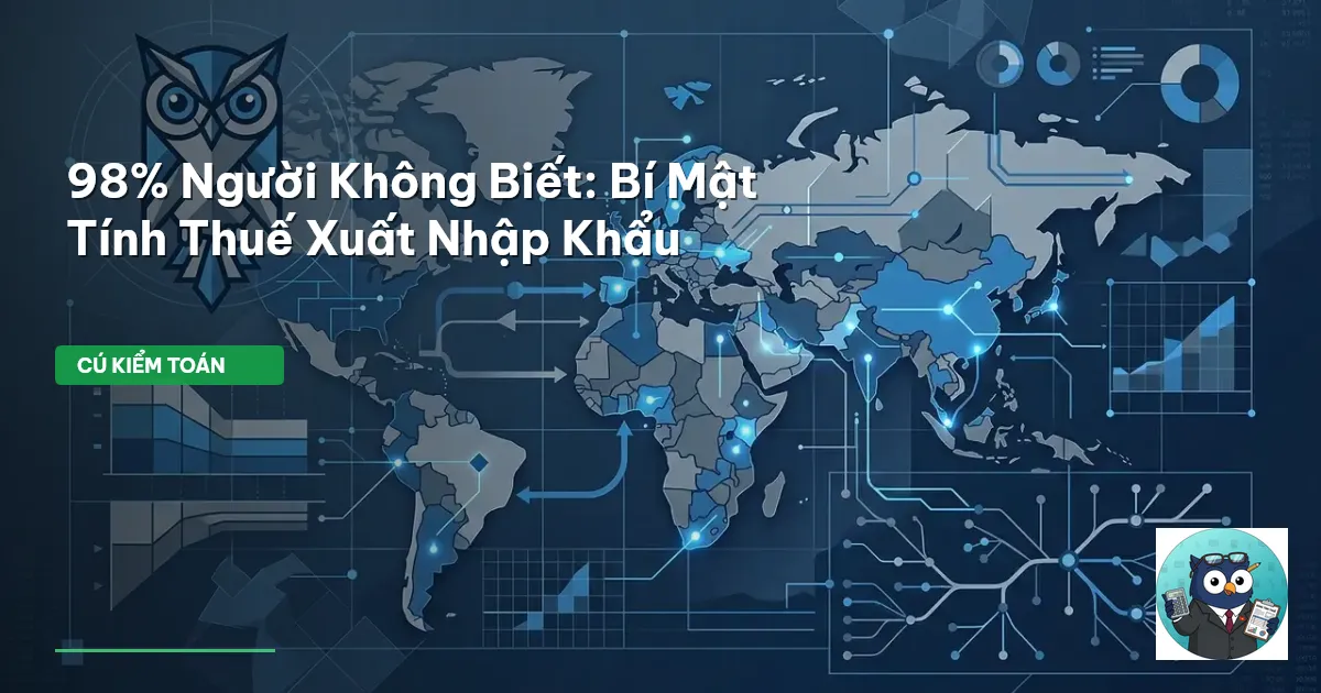 98% Người Không Biết: Bí Mật Tính Thuế Xuất Nhập Khẩu