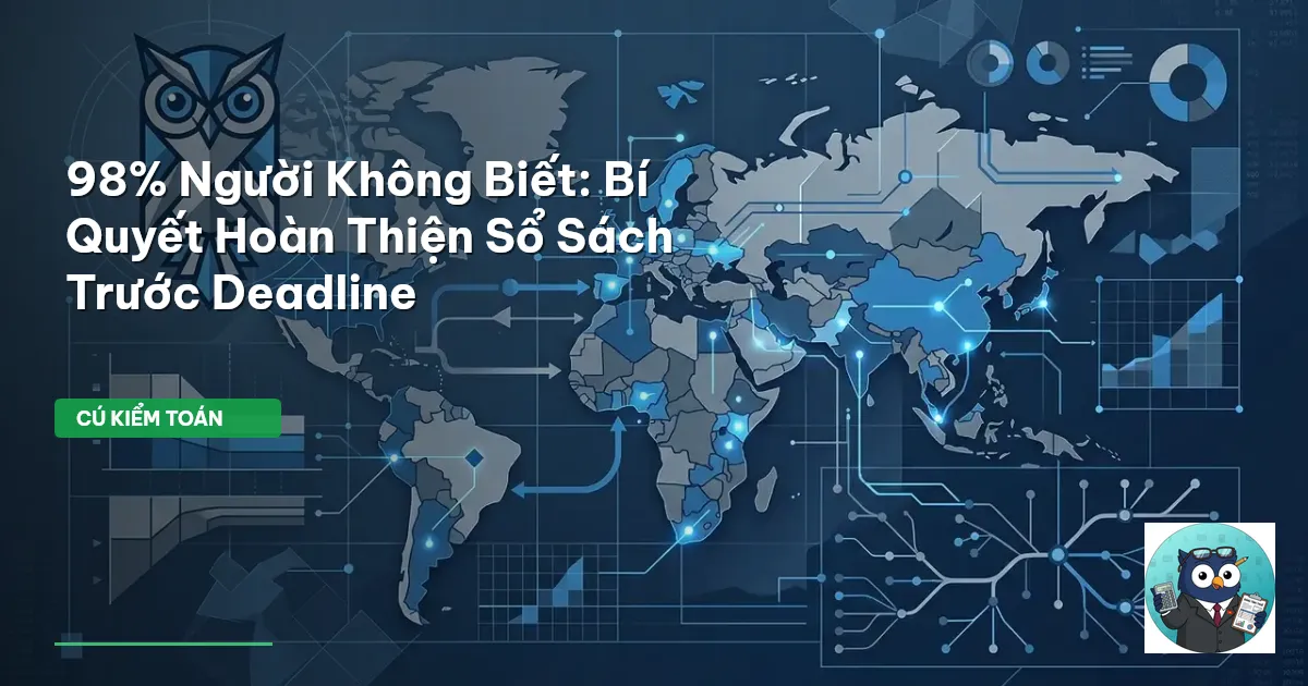 98% Người Không Biết: Bí Quyết Hoàn Thiện Sổ Sách Trước Deadline