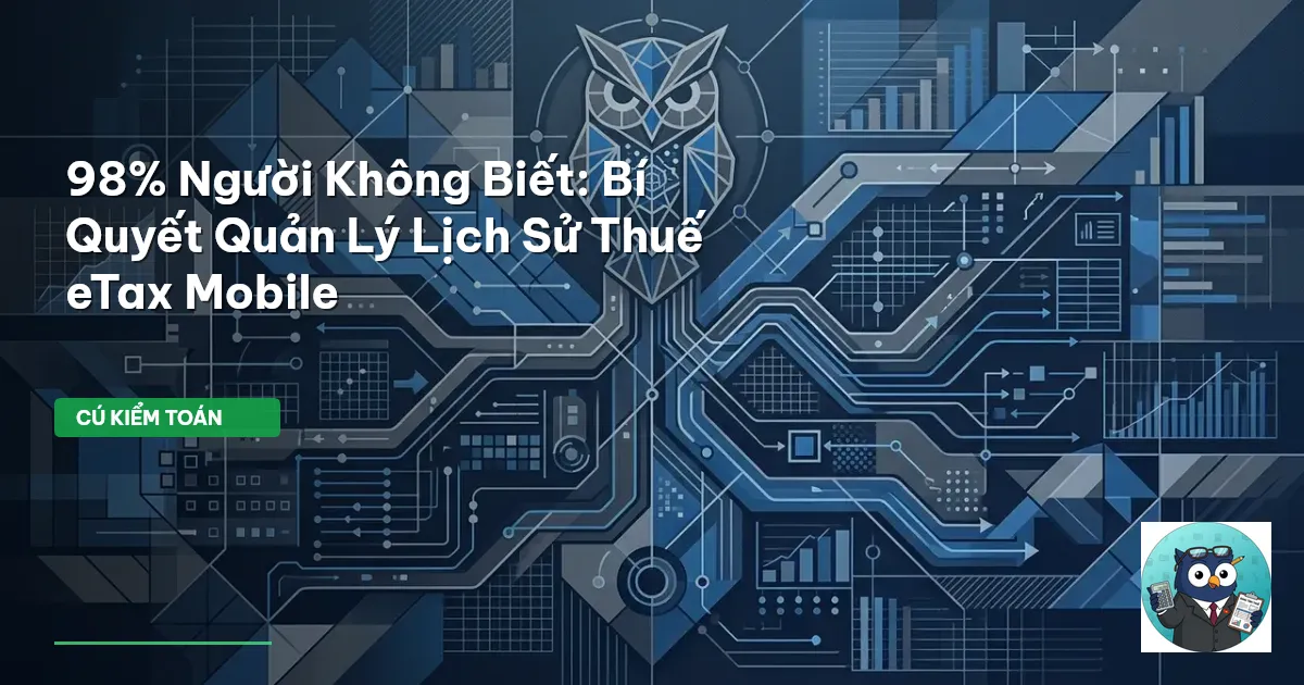98% Người Không Biết: Bí Quyết Quản Lý Lịch Sử Thuế eTax Mobile