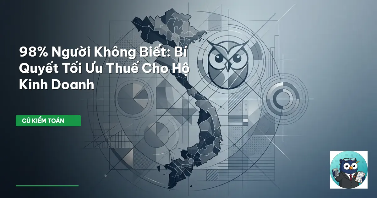 98% Người Không Biết: Bí Quyết Tối Ưu Thuế Cho Hộ Kinh Doanh