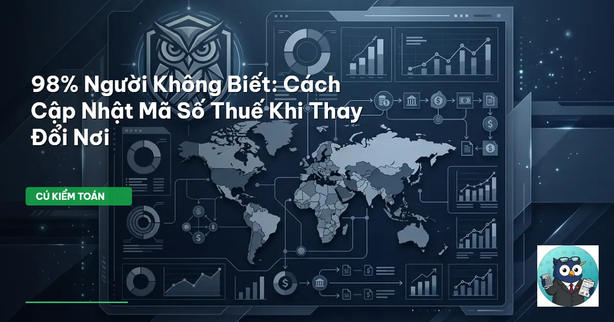 98% Người Không Biết: Cách Cập Nhật Mã Số Thuế Khi Thay Đổi Nơi
