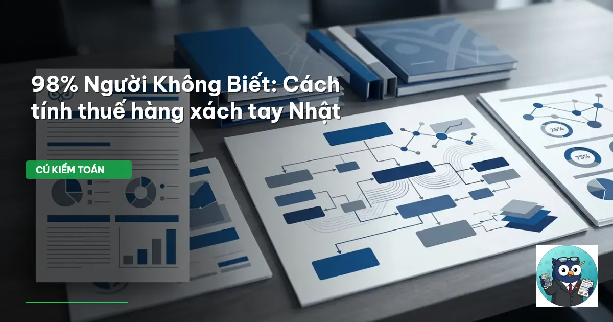 98% Người Không Biết: Cách tính thuế hàng xách tay Nhật