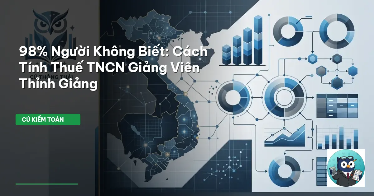 98% Người Không Biết: Cách Tính Thuế TNCN Giảng Viên Thỉnh Giảng