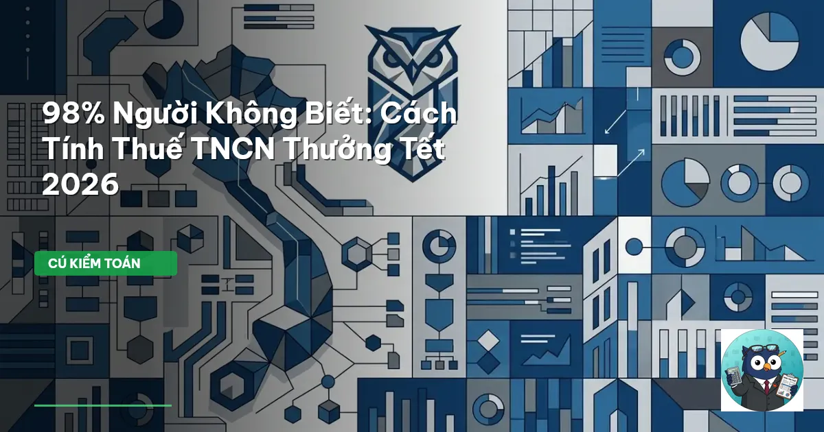 98% Người Không Biết: Cách Tính Thuế TNCN Thưởng Tết 2026