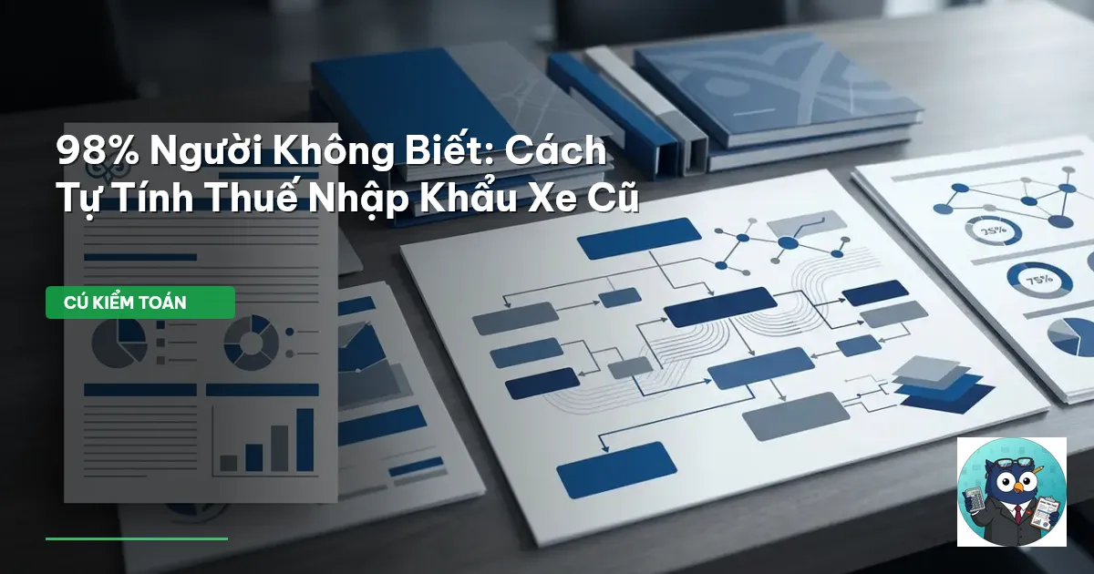 98% Người Không Biết: Cách Tự Tính Thuế Nhập Khẩu Xe Cũ