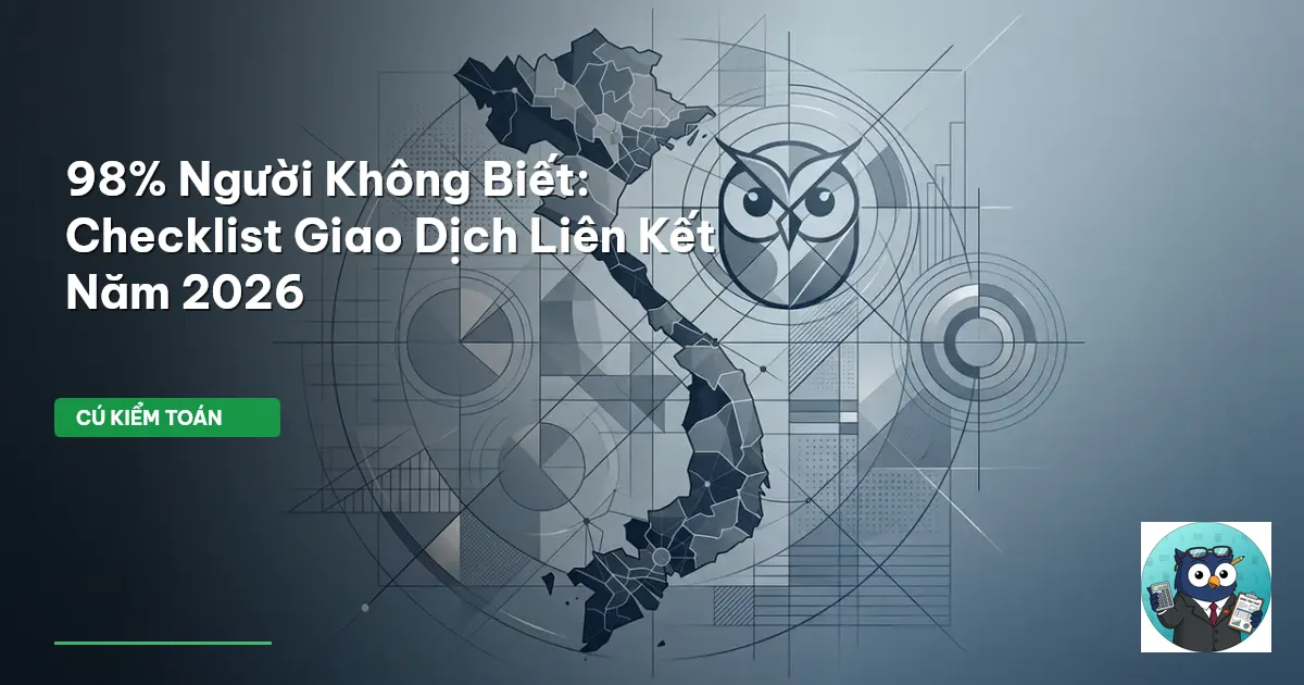 98% Người Không Biết: Checklist Giao Dịch Liên Kết Năm 2026