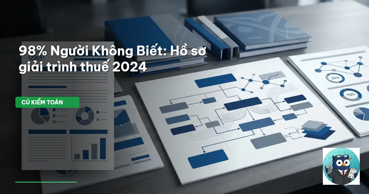 98% Người Không Biết: Hồ sơ giải trình thuế 2024