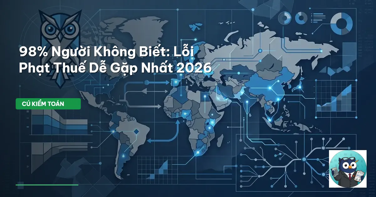 98% Người Không Biết: Lỗi Phạt Thuế Dễ Gặp Nhất 2026