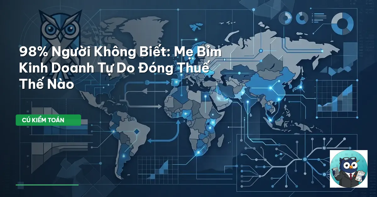 98% Người Không Biết: Mẹ Bỉm Kinh Doanh Tự Do Đóng Thuế Thế Nào