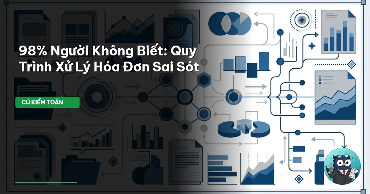 xử lý hóa đơn sai sót