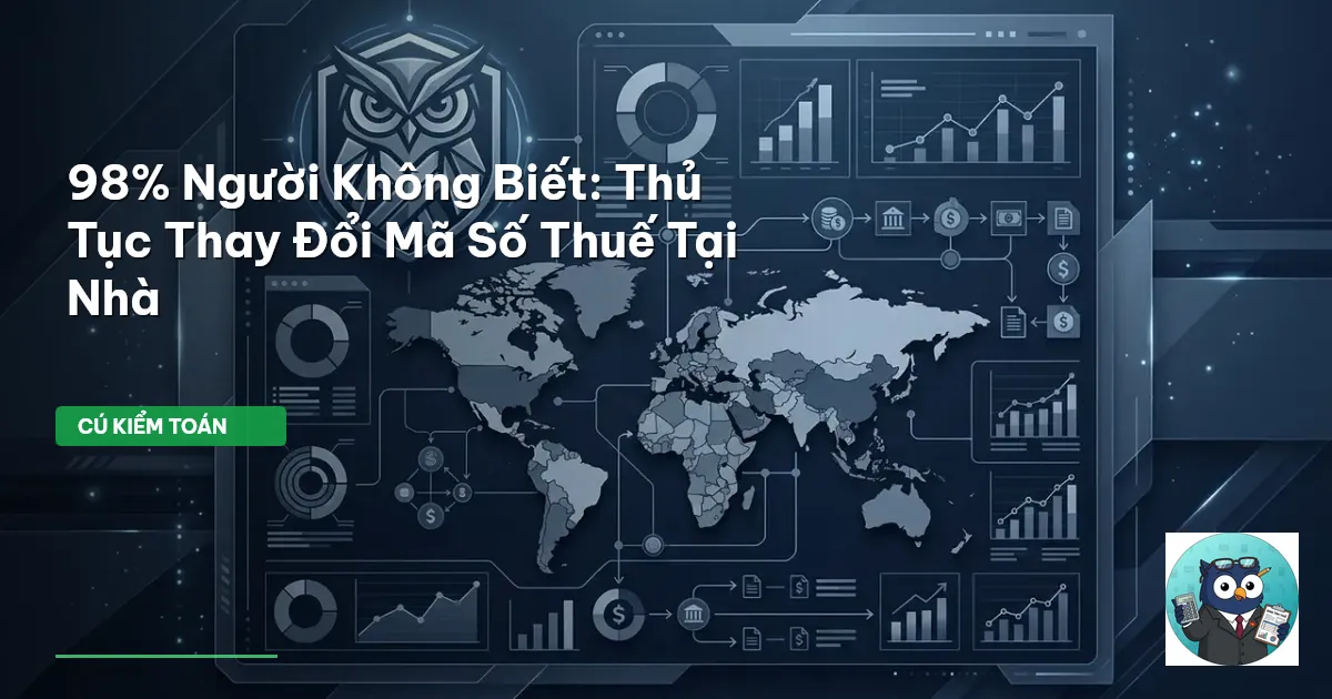 98% Người Không Biết: Thủ Tục Thay Đổi Mã Số Thuế Tại Nhà