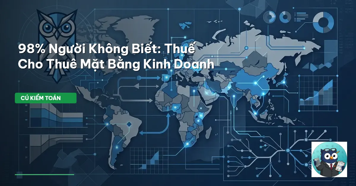 98% Người Không Biết: Thuế Cho Thuê Mặt Bằng Kinh Doanh