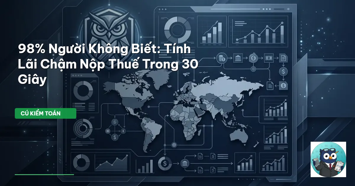 máy tính lãi chậm nộp thuế