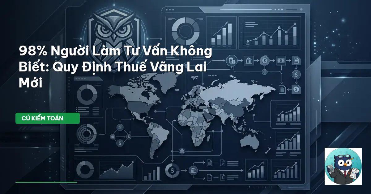 98% Người Làm Tư Vấn Không Biết: Quy Định Thuế Vãng Lai Mới