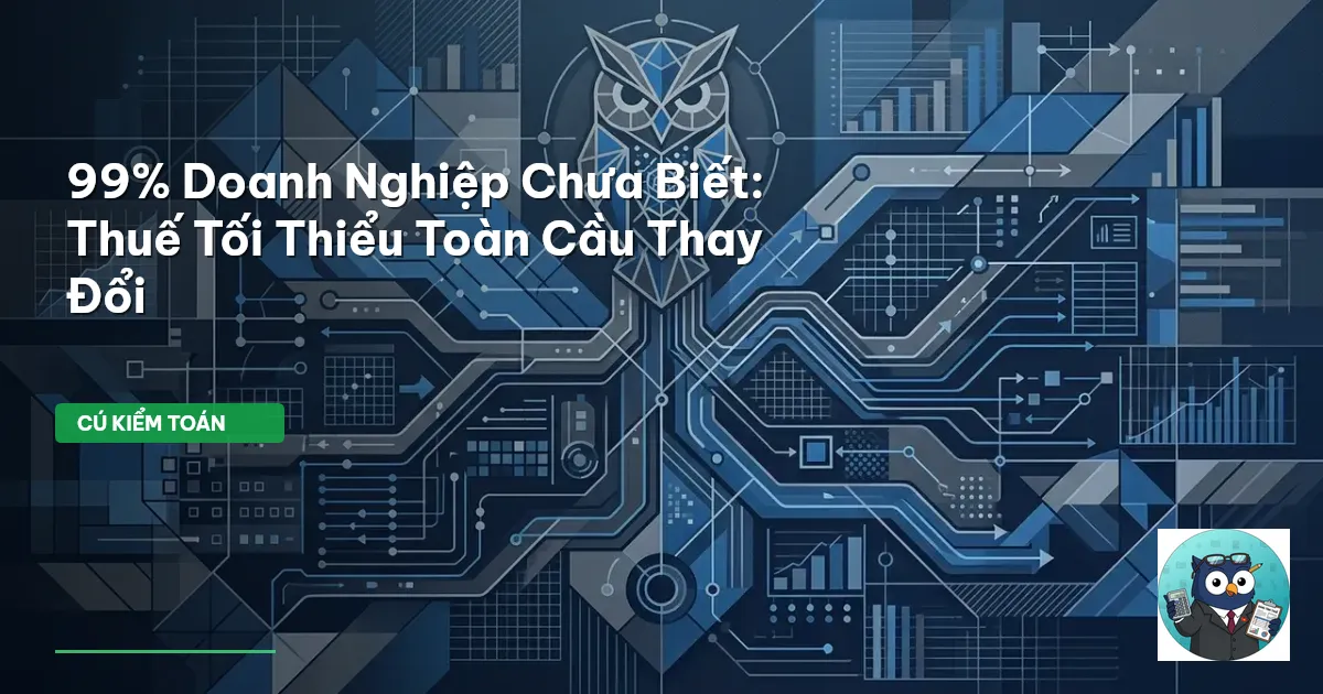 99% Doanh Nghiệp Chưa Biết: Thuế Tối Thiểu Toàn Cầu Thay Đổi