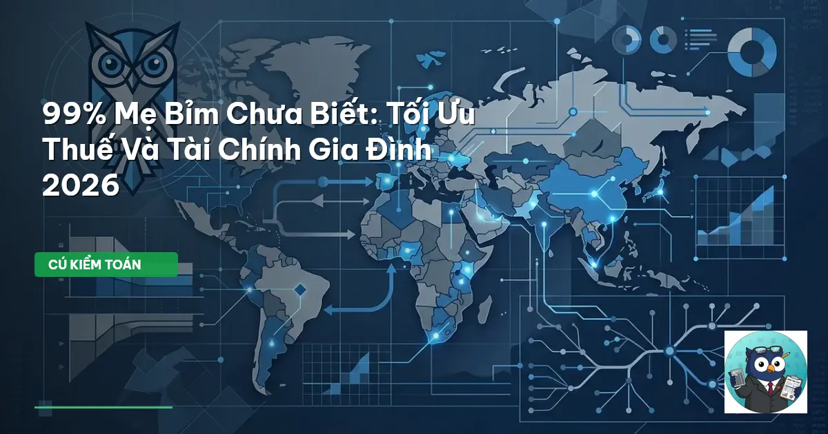 99% Mẹ Bỉm Chưa Biết: Tối Ưu Thuế Và Tài Chính Gia Đình 2026