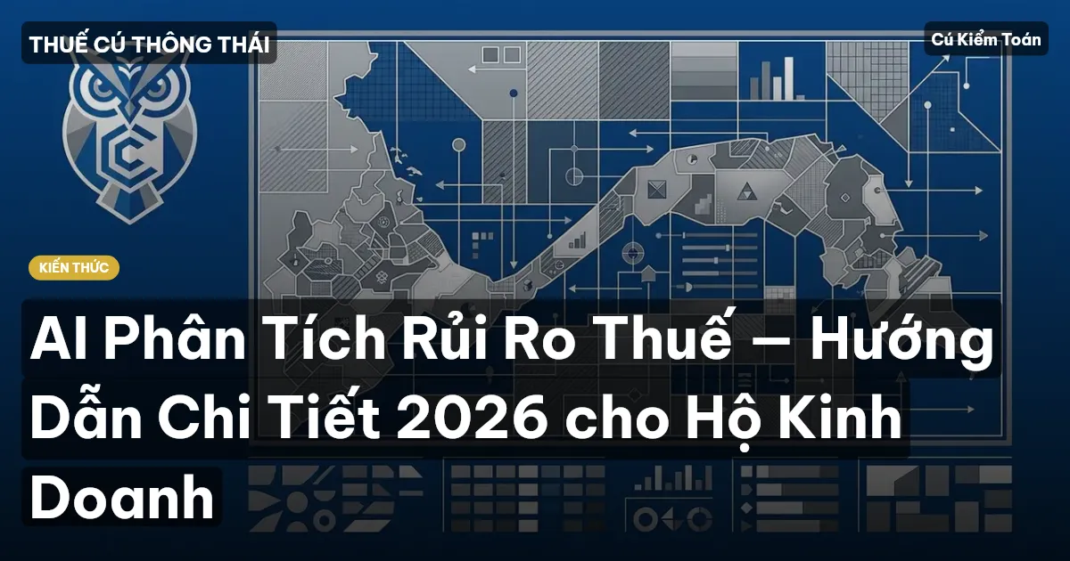 AI Phân Tích Rủi Ro Thuế — Hướng Dẫn Chi Tiết 2026 cho Hộ Kinh Doanh