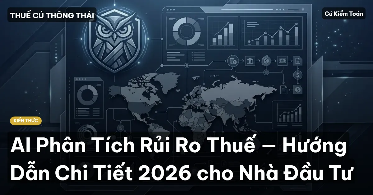 AI Phân Tích Rủi Ro Thuế — Hướng Dẫn Chi Tiết 2026 cho Nhà Đầu Tư