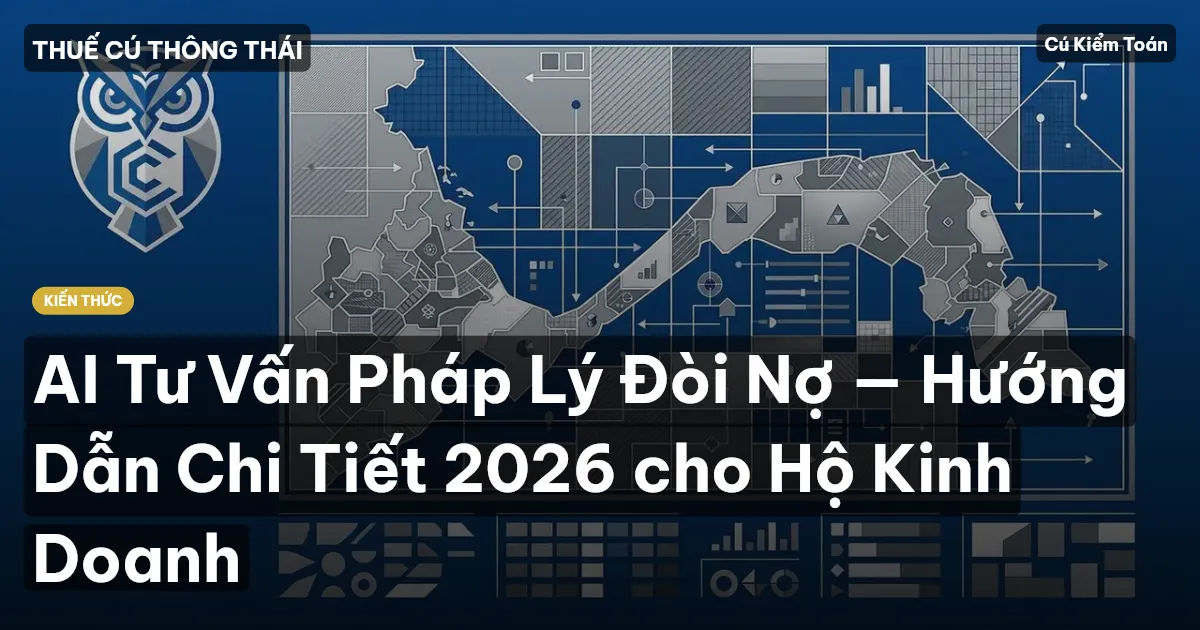 AI Tư Vấn Pháp Lý Đòi Nợ — Hướng Dẫn Chi Tiết 2026 cho Hộ Kinh Doanh