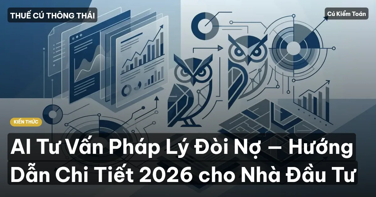 AI Tư Vấn Pháp Lý Đòi Nợ — Hướng Dẫn Chi Tiết 2026 cho Nhà Đầu Tư