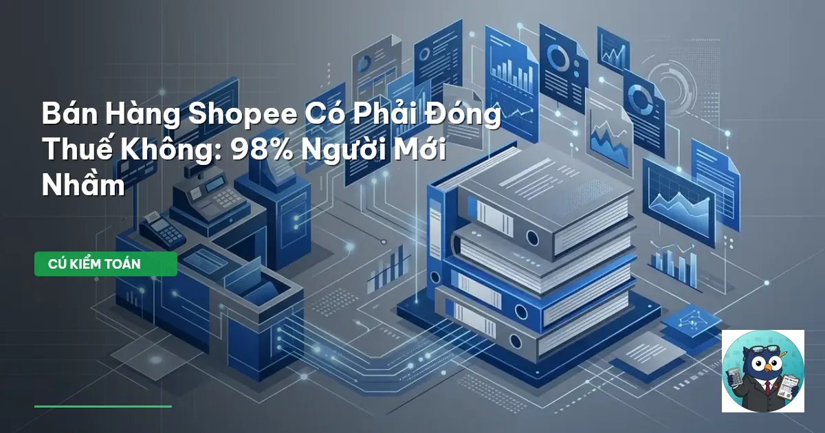 thuế bán hàng shopee