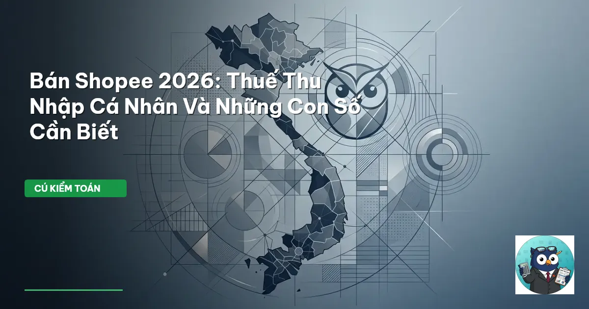 Bán Shopee 2026: Thuế Thu Nhập Cá Nhân Và Những Con Số Cần Biết